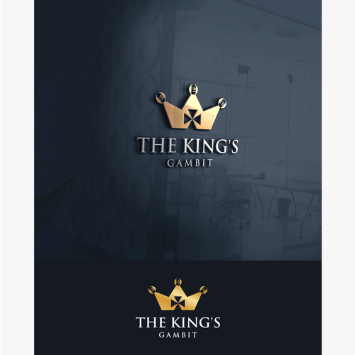 Design the Logo for our new Podcast (The King's Gambit) Diseño de nimo.studio