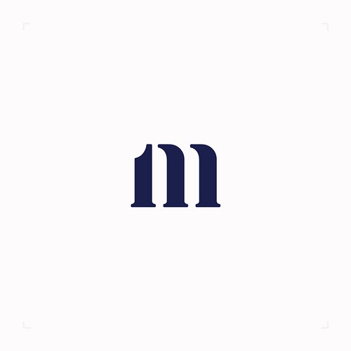 Very simple design. Just the letter M Design by VisibleGravity™