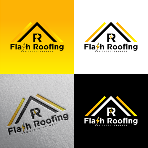 Compete to create a logo for Flash Roofing! Design by D'Creative™