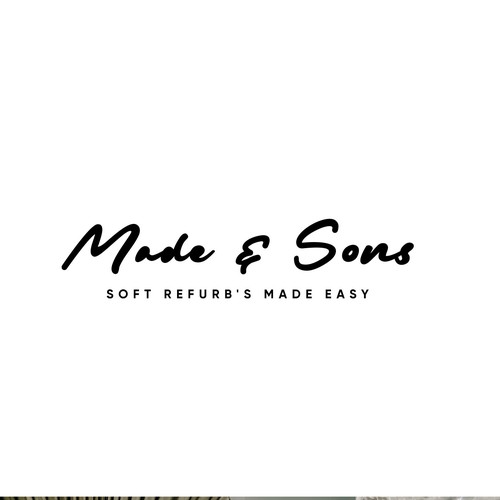 Luxury Meets Ease: Logo & Card Design for Made & Sons Design by S H A Y