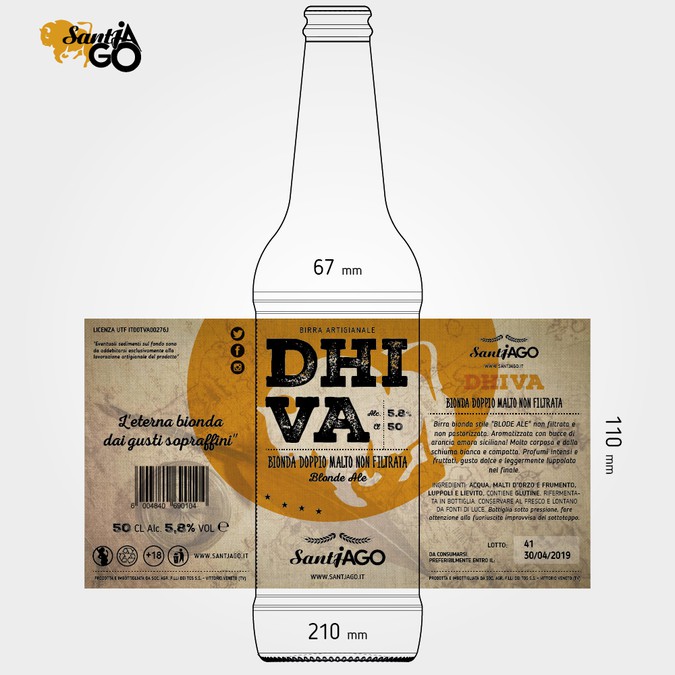 Craft Beer Label / Etichetta Birra Artigianale | Product label contest
