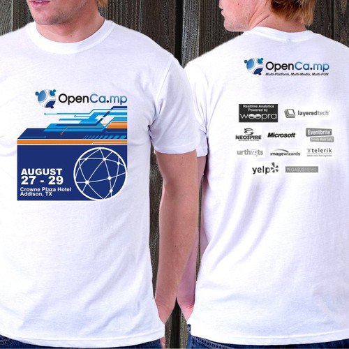 1,000 OpenCamp Blog-stars Will Wear YOUR T-Shirt Design! Design by rakarefa
