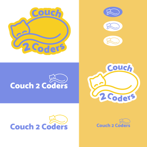 Subtly feminine and fun logo for coding novices Design by Grafico Milano™