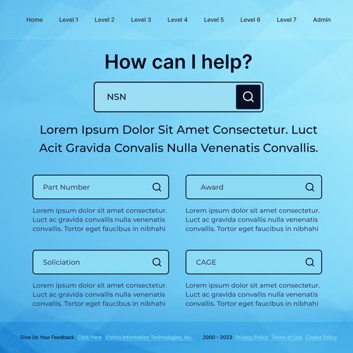Website Search Page Design by Ajmir Sharif