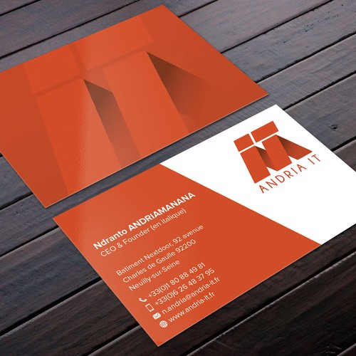 Proposta di design per un contest della categoria Biglietto da visita realizzata da Felix SH