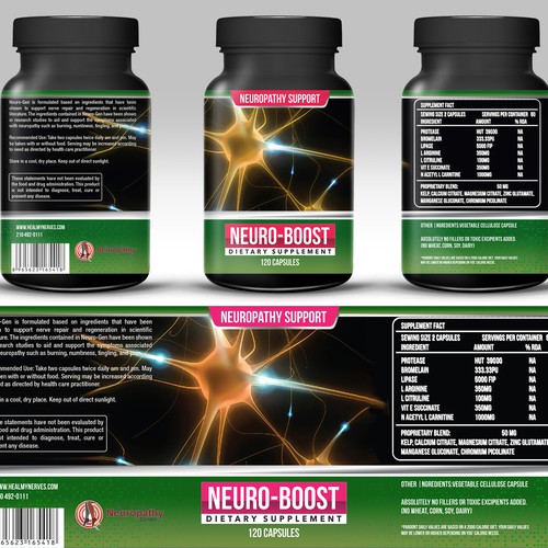 Neuro-Boost | Product label contest