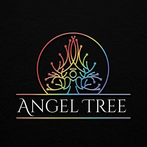 A non-profit logo called Angel Tree Design by Prestigious Designs