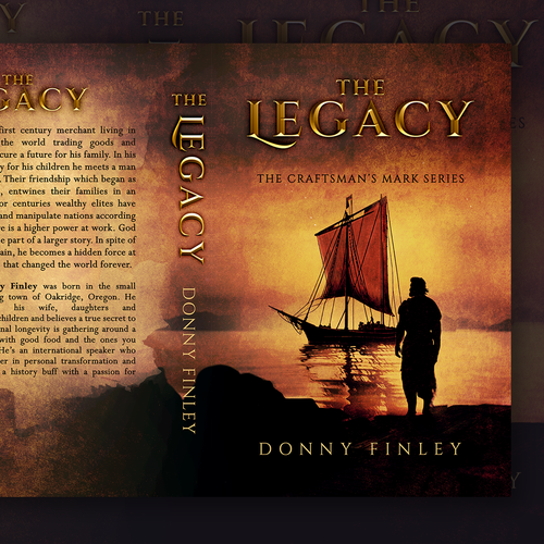 Book cover for epic 1st century story with historical implications Design by lidia.puccetti