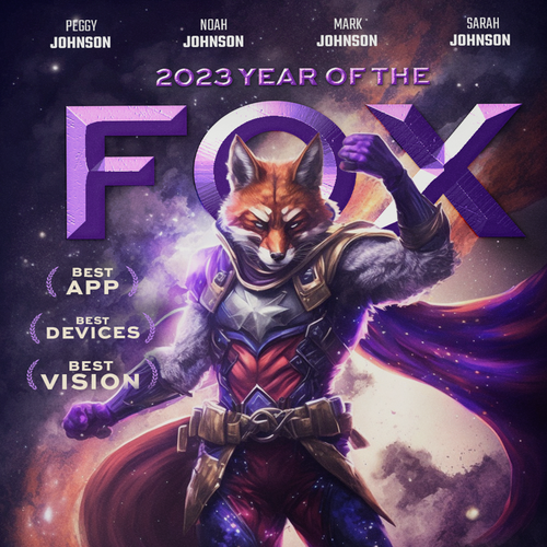 Life360 2023 Year of the Fox Poster Design by khanfarhan