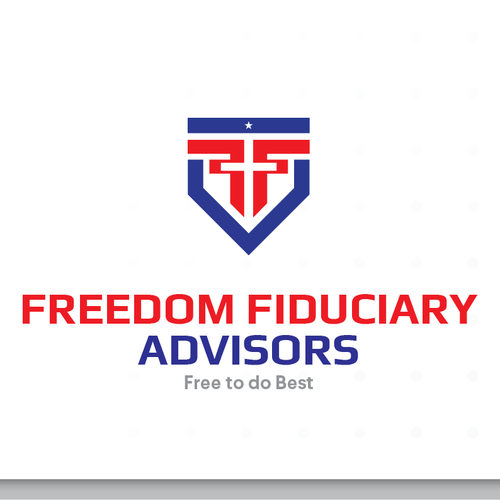 Investment company breaking away from corporate interest looking for fresh patriotic logo. Design by Affineer