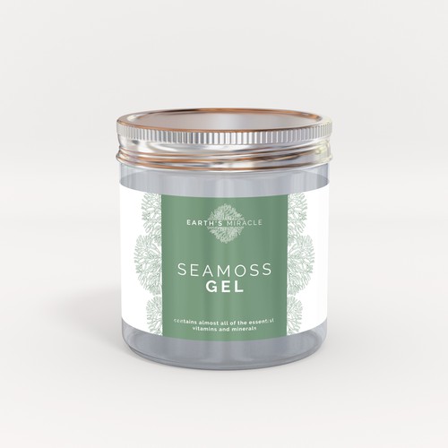 Design a Label for our Sea Moss Gel Product Réalisé par interaksi