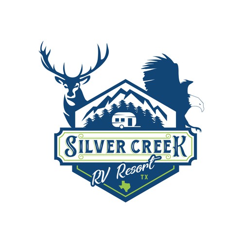 design logo for RV Park and campground Diseño de Alfatih05