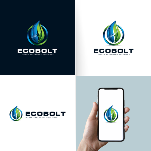 Design a logo for ECOfriendly water treatment solution that uses electricity instead of chemicals Design réalisé par Rr_28