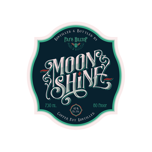 Moonshine Label needed Design by bubo_scandiacus