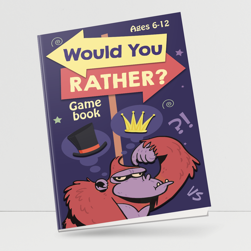 Fun design for kids Would You Rather Game book Design por Krisssmy