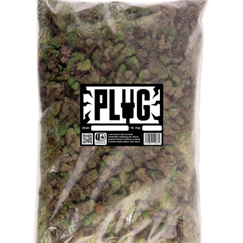 Design an urban looking label for a cannabis street brand that specializes in bulk flower sales Design by m(e_e)m