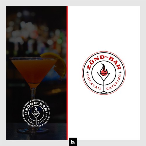 I need  a nice cocktail catering logo. And it must look female the logo-ontwerp door humbl.