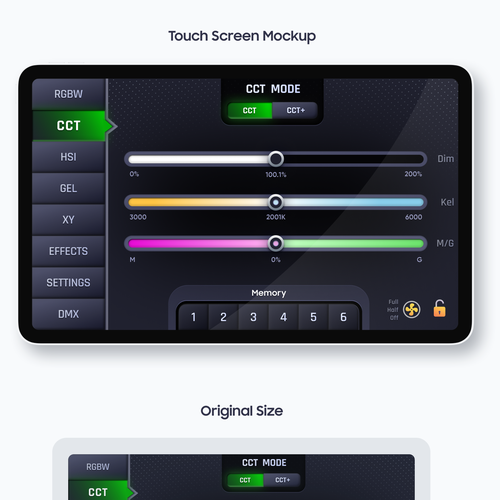 Designs | Graphic user interface design for touch screen display ...