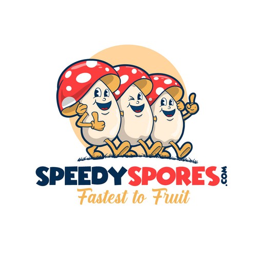 Fun/Playful Logo for a company the sells Mushroom Spores Design by AlarArtStudio™