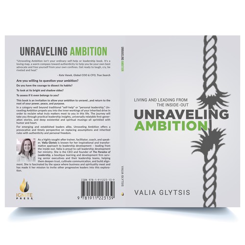 Create a cover for a book about leadership and unraveling your ambition! Design by AS Cover Arts