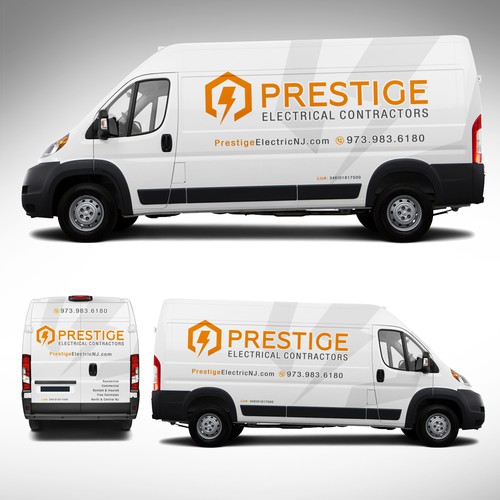 Car wrap needed for Prestige Electrical Contractors Design réalisé par J.Chaushev