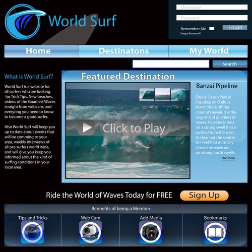 1-3 Page Website Template Design von gf4re