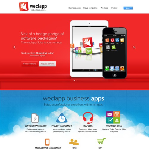 Web page design contest entry by Revhandloardz