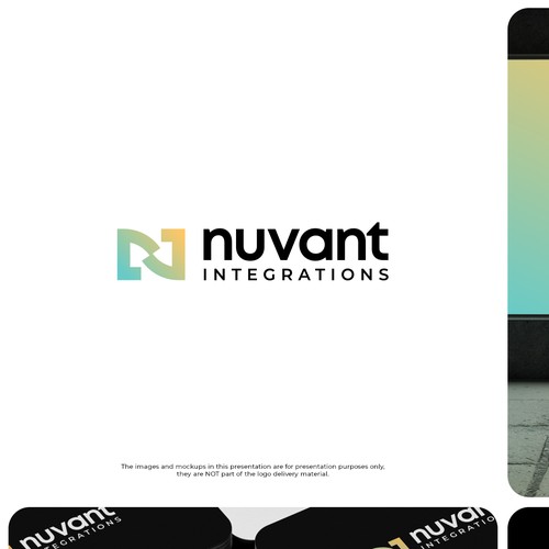 Logo Design for Nuvant Integrations — Modern Architectural Systems Brand Design by Shorttox™