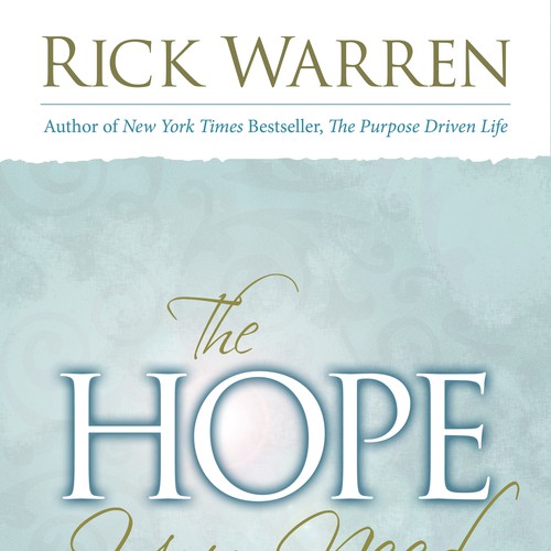 Design Rick Warren's New Book Cover Réalisé par artiste