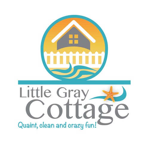 Create a logo for Little Gray Cottage, a beach vacation rental home. Design by Shannon C.