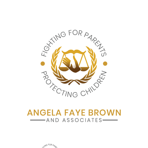 Family Law firm Logo Diseño de Anemone Creative