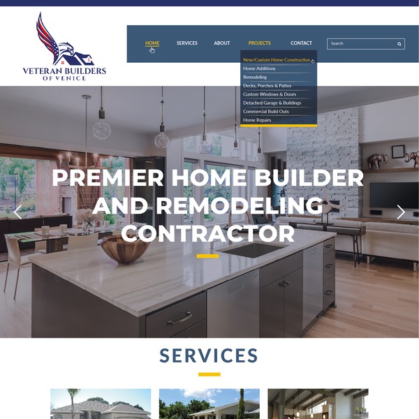 Design by Design House™ titled "Landing Page for Veteran Builders"
