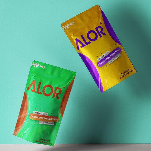 ALOR Yogurt Bites Diseño de Franklin Wold