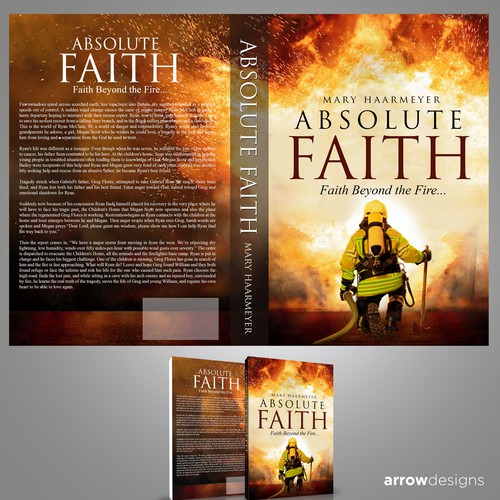 Inspirational Book Cover "Absolute Faith" Design by Arrowdesigns