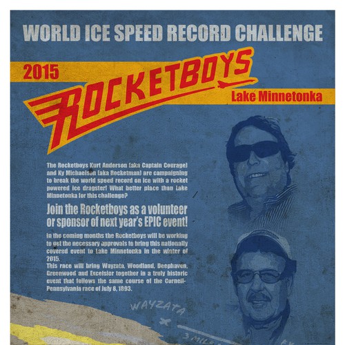 Create event poster for World Record Speed Event! Design by Parip