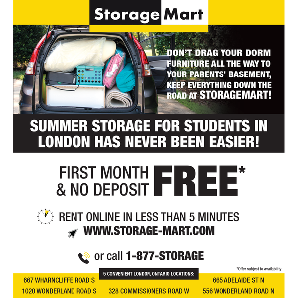 StorageMart newspaper ad