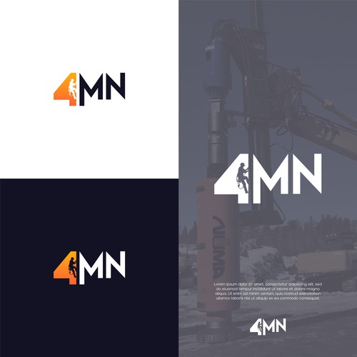 A catching simple logo to be remembered. No linesmen stuff just a simple catching 4MN Design by kerman