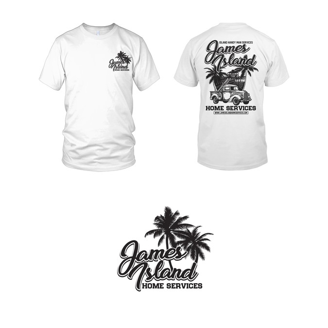 Retro Surf style for island handy man business | T-shirt contest