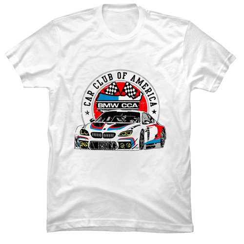 BMW Car Club of America Kid's T-Shirt Design Design by G.T NINE