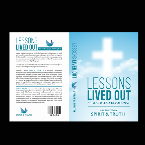 We need a captivating cover for our 1-year Devotional! Design by Nat Pearl Designs