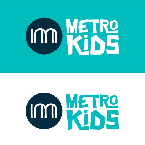 Metro Kids Logo Design by Nashdesigns