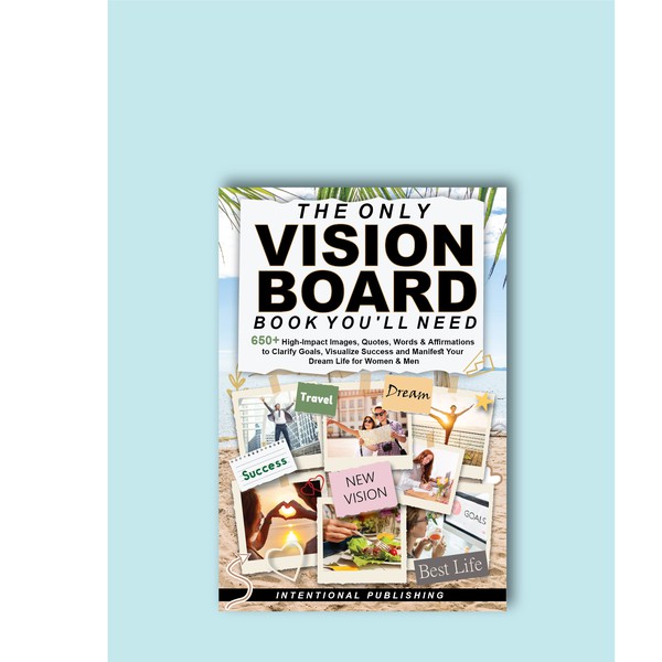 Cover book for vision board