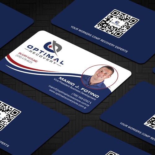 Optimal Recovery Business Card Design by RENEXIT