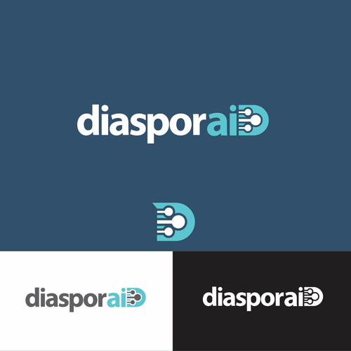 Design a powerful logo for diasporaid, an impact-oriented network/platform for expats Design by PixelBot