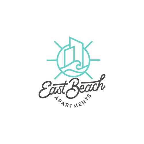 RETRO / Mid-Century - BEACHY APARTMENT LOGO - WE ALWAYS PICK A WINNER! Design by bondeng17