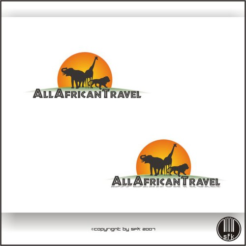 $150 - Logo, Exciting New African Travel Agency Design by sfk
