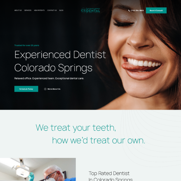 Design by Iryna Cherkova titled "Elegant and sophisticated landing page for dental practice"
