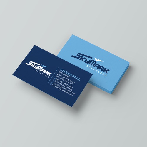 Need business card redesign for Aircraft Truck Fueling company Design by a r t  ^ s t a r