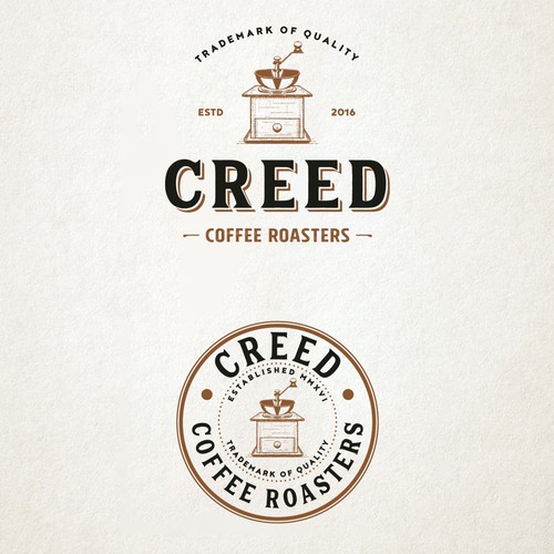 Creed Coffee Roasters need a new logo! Design by pswizzard