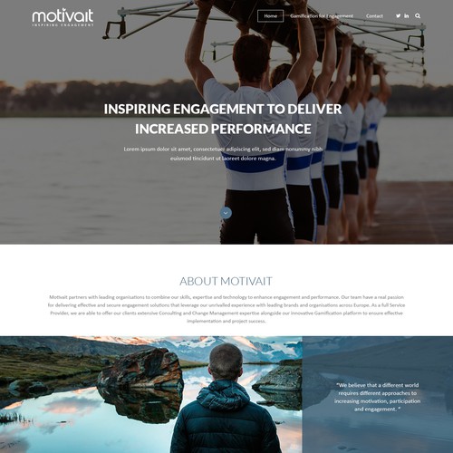 WordPress theme design contest entry by Jasmin_A (AMPLE)